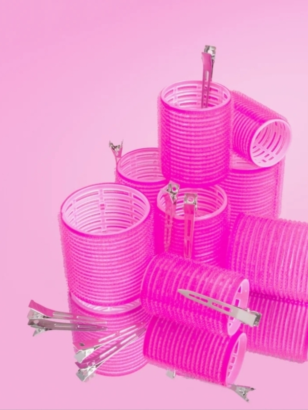 Slickhair Pink Hair Roller Kit - Picture 7 of 7